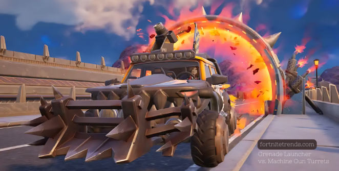 Grenade-Launcher-vs-Machine-Gun-Turrets-in-Fortnite-Chapter-5-Season-3